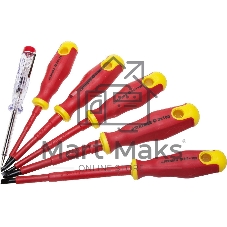 Набор STAYER PROFI ELECTRO 25145-H6_z01диэлектрические. тестер. 100-250В. Cr-V. 6шт