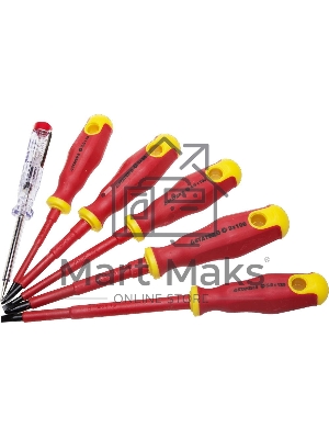 Набор STAYER PROFI ELECTRO 25145-H6_z01диэлектрические. тестер. 100-250В. Cr-V. 6шт