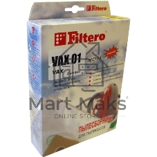 Комплект пылесборников Filtero VAX 01 Экстра, пятислойные, 2 шт., для пылесосов VAX Комплект пылесборников Filtero VAX 01 Экстра, пятислойные, 2 шт., для пылесосов VAX