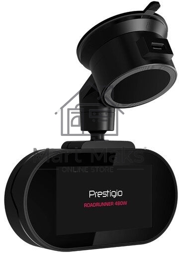 Видеорегистратор Prestigio RoadRunner 480W, 3.0'' IPS (854x480) touch screen display, UHD 4K 3840x2160@30fps, Mstar SSC8629Q, 8 MP CMOS Sony Starvis IMX415 image sensor, 8 MP camera, 140° Viewing Angle, Wi-Fi, USB Type-C, Supercapacitor, Night Vision, Mot