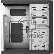 Компьютерный корпус с блоком питания Foxline 450Вт. Сase Forza mATX, 450W, 2xUSB 2.0, Black, w/o FAN, 12 см fan PSU, power cord