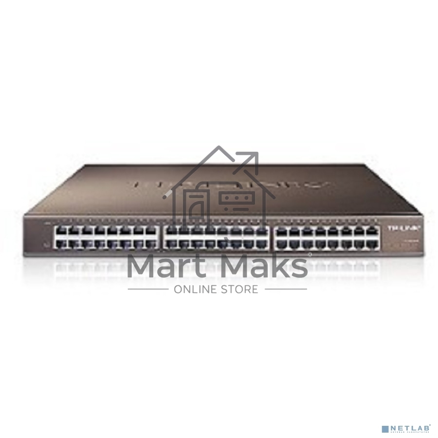 Сетевой коммутатор TP-Link SMB TL-SG1048 Коммутатор 48-port Gigabit Switch, 1U 19-inch rack-mountable steel case