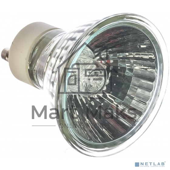Лампа галогенная ЭРА GU10-JCDR (MR16) -35W-230V(10/200/4800)