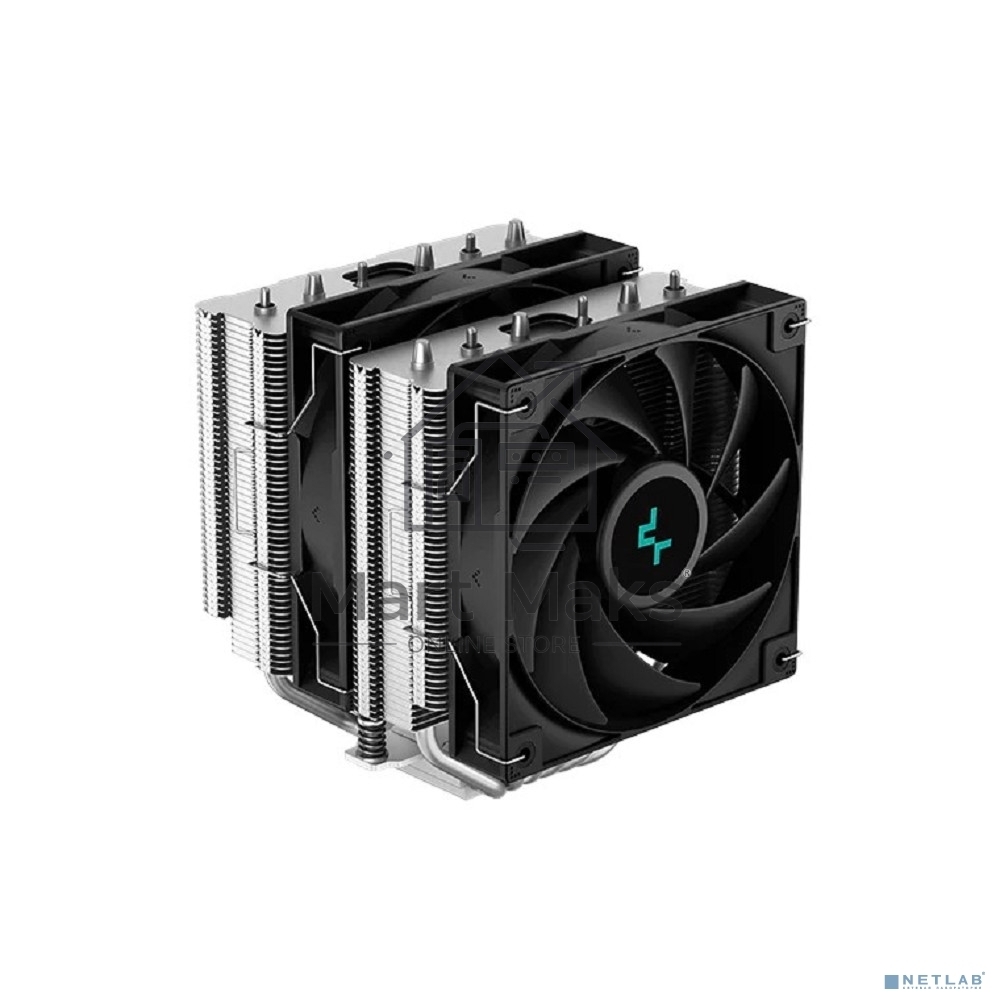 Кулер Deepcool AG620 R-AG620-BKNNMN-G-1 серебристый/черный 120мм алюминий+медь 1850rpm 29.4db 260W 157мм