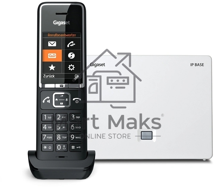 Телефон IP Gigaset Comfort 550A IP BASE Rus черный (S30852-H3037-R104)