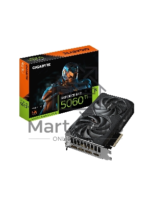 Видеокарта Gigabyte RTX 5060Ti WINDFORCE 8Gb GDDR7 128bit 3xDP HDMI 2FAN RTL