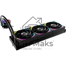 Кулер с водяным охлаждением Formula V Line ICE JET GLOW 360 WH, 360мм, 3x120мм, ARGB fans, LGA115X/1200/1700/1851, AM4/AM5
