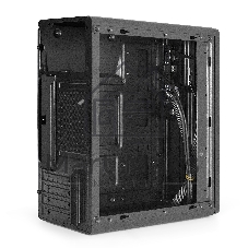 Корпус ExeGate BAA-503U2, Mini-Tower, чёрный, 1 x 80/90 мм