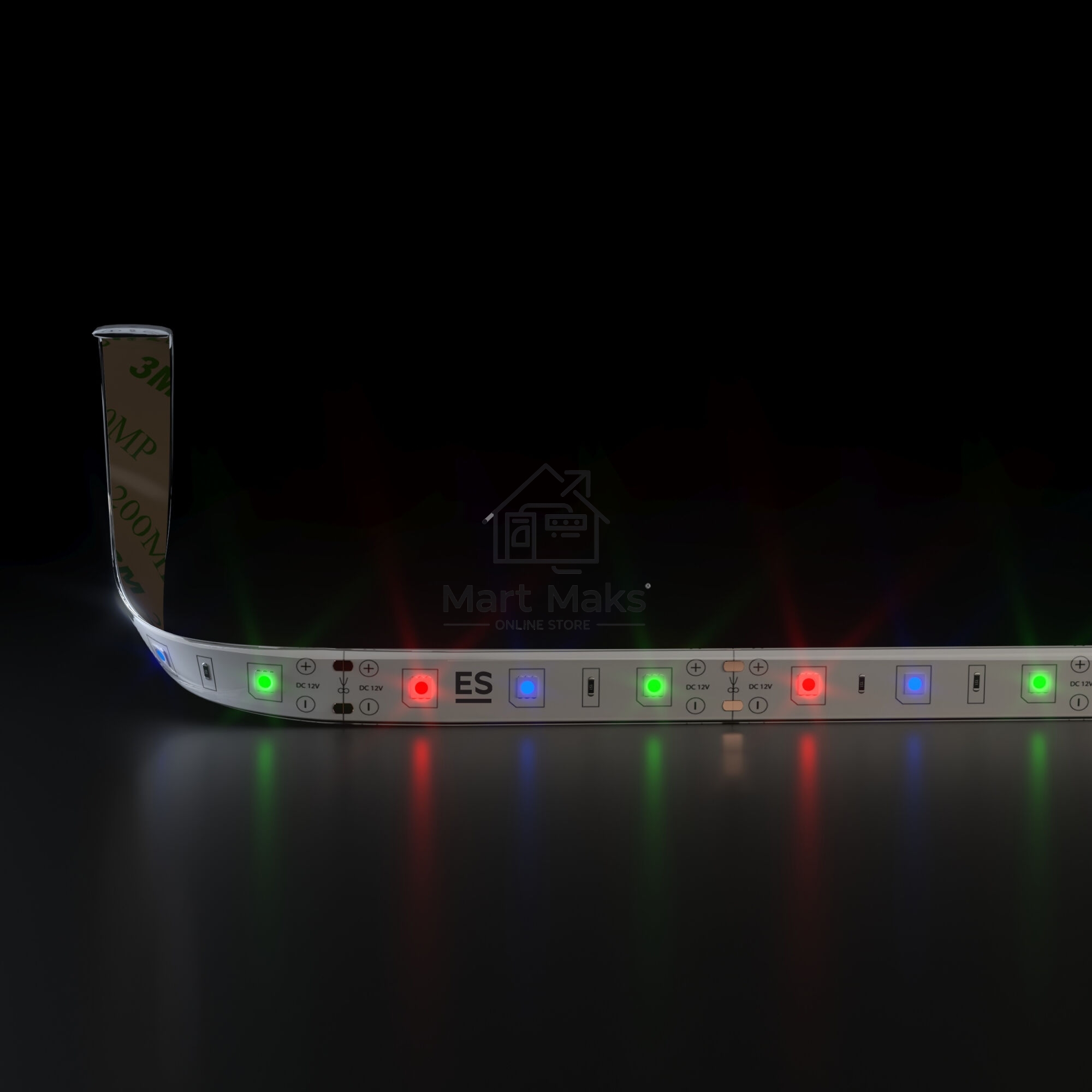 Лента светодиодная 2835 12V 60Led 4,8W IP65 RGB / 60Led 4,8W IP65 RGB