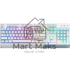 Клавиатура проводная MSI Vigor GK30 белый USB Multimedia for gamer LED (подставка для запястий)