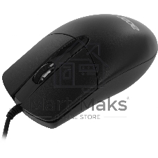 Мышь проводная Acer OMW300 черный, 1200 dpi, USB, кнопки - 3
