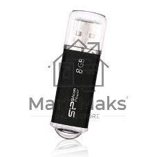 Флешка USB Silicon Power R/W 8Gb Ultima II-I Series SP008GbUF2M01V1K USB 2.0 черный