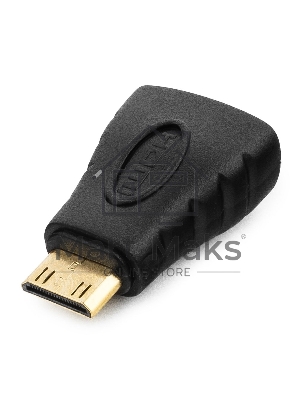 Переходник Gembird Переходник HDMI-miniHDMI 19F/19M, золотые разъемы, пакет A-HDMI-FC