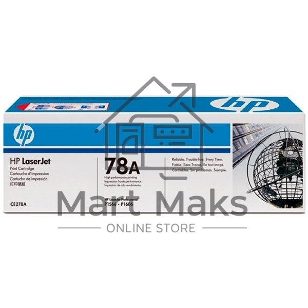 Картридж лазерный двойная упаковка HP CE278AF/CE278AD черный для LJ 1566/1606dn/1536dnf (2 х 2100 стр)