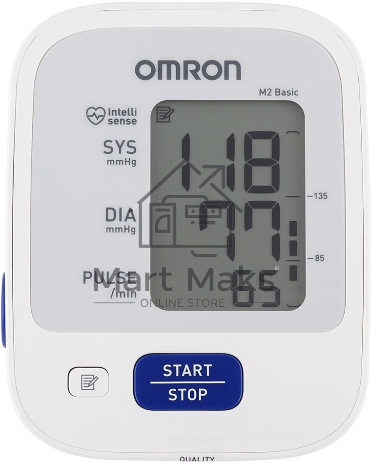 Тонометр OMRON M2 Basic (HEM-7121-ARU) с адаптером