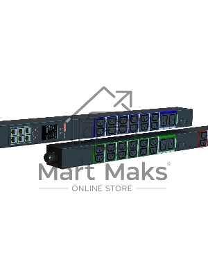Блок распределения питания Elemy IPDU-5931 верт.размещ. 6xC19 36xC13 с мониторингом 3x16A IEC 60309 2.4м