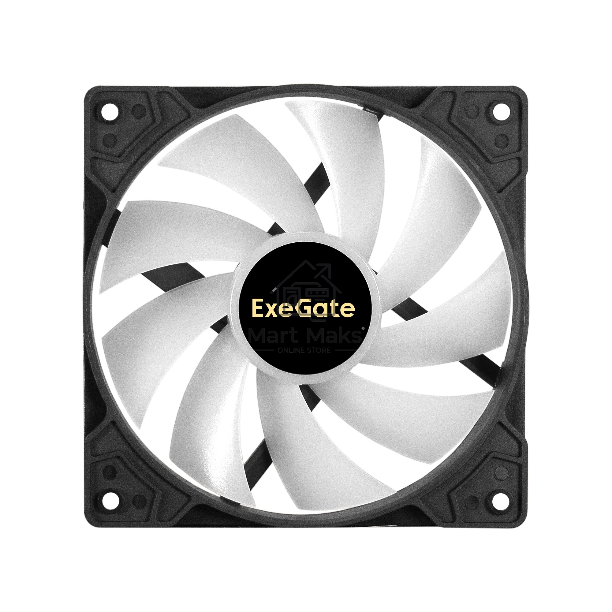Вентилятор для корпуса ExeGate EX12025HM3PM.FRGB.5CS черный, 120 мм, 1200 об/мин, 24 дБ, 3 pin