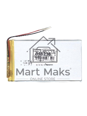 Аккумулятор Li-Pol (батарея) 3*70*120мм 2pin 3.7V/4000mAh
