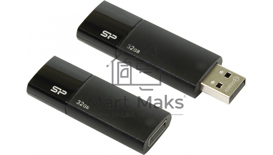 Флешка USB R/W R/W USB Drive 32Gb Ultima U05 SP032GBUF2U05V1K USB2.0, Black