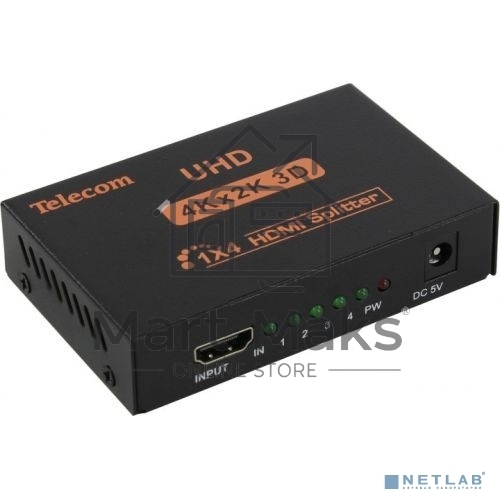 Разветвитель Telecom HDMI 1=>4 4k@30 HZ <TTS7005>