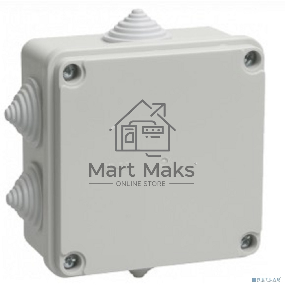 Коробка распаячная ОП 100х100х50 IP55 KM41234 ИЭК UKO11-100-100-050-K41-55