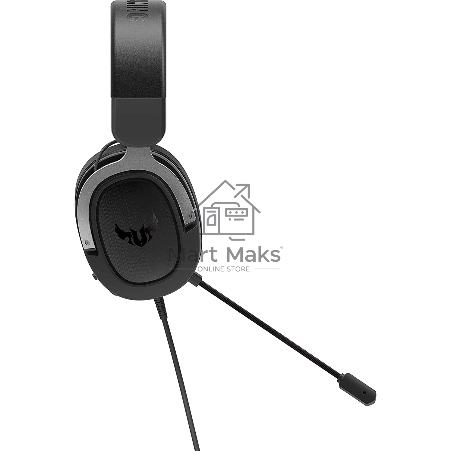 Игровые наушники ASUS TUF Gaming H1 WL чёрные (2.4 ГГц, 7.1 виртуально, 40мм, неодимовые магниты, 32 Ом, 20~20000 Гц, микрофон, USB-C, PC, Mac, PS4, Nintendo Switch, Xbox One, 90YH0391-B3UA00)