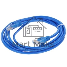 Патч-корд медный UTP Cablexpert PP10-2M/B cat.5e, 2м, литой, многожильный, синий