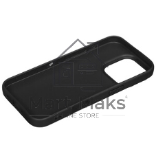 Чехол (клип-кейс) BoraSCO для Apple iPhone 16 Pro Microfiber Case черный (73691)