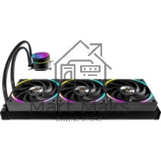 Кулер с водяным охлаждением Formula V Line ICE JET GLOW 360 WH, 360мм, 3x120мм, ARGB fans, LGA115X/1200/1700/1851, AM4/AM5