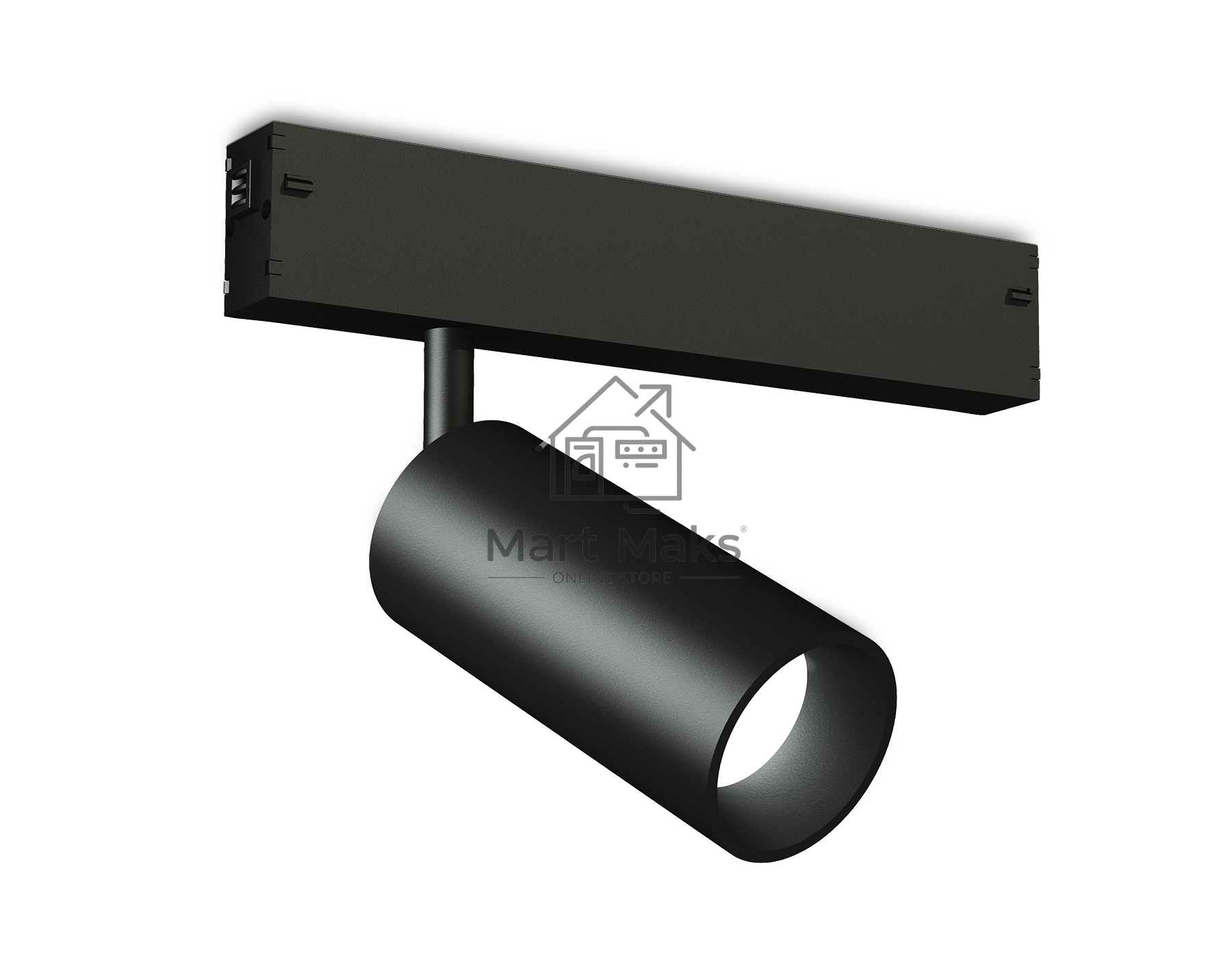 Светильник светодиодный трековый для шинопровода Magnetic Ambrella light GL1620 BK черный IP20 12W 4200K 220V 36° D45*100 (Без ПДУ)