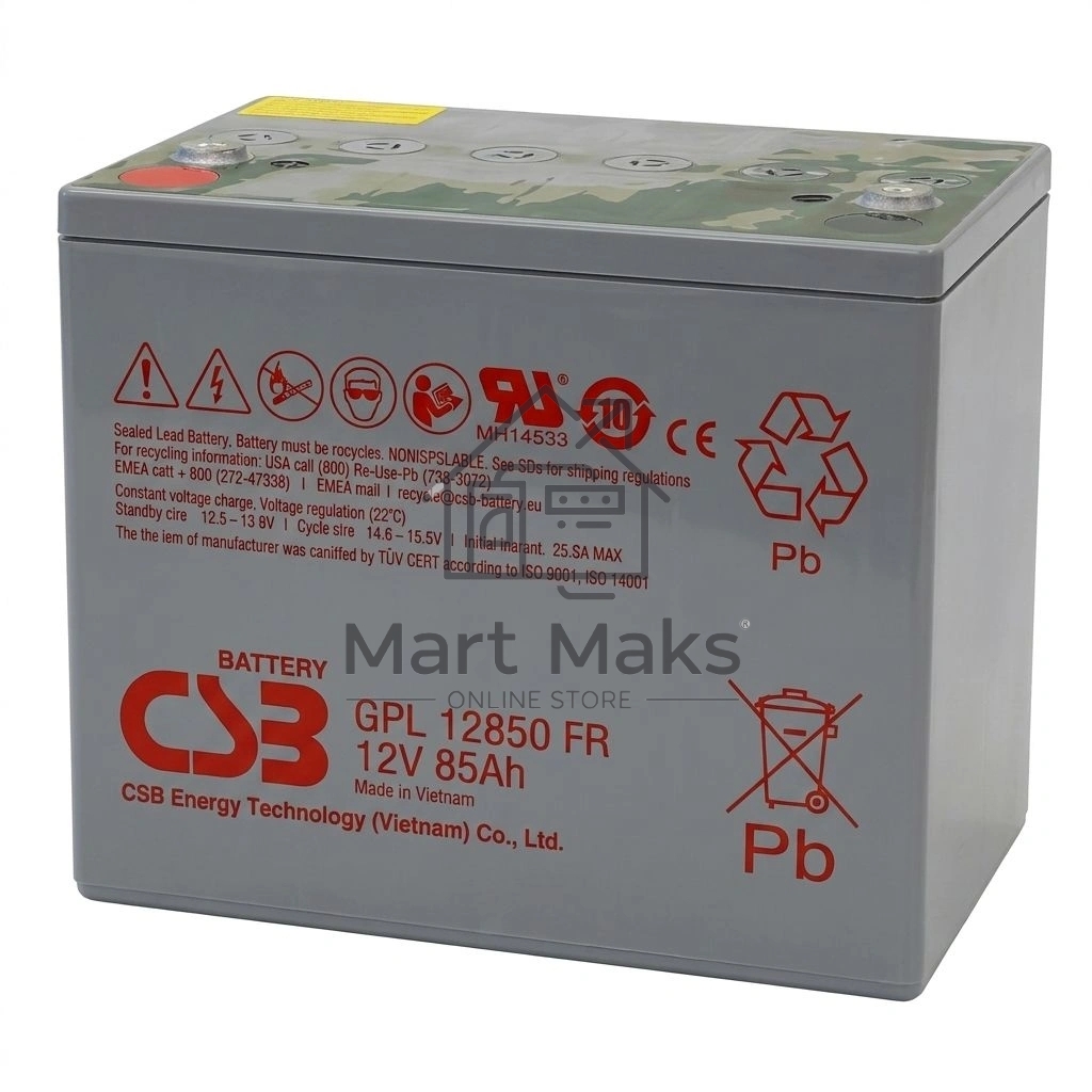 Батарея для ИБП CSB GPL12850 FR 12В 85Ач