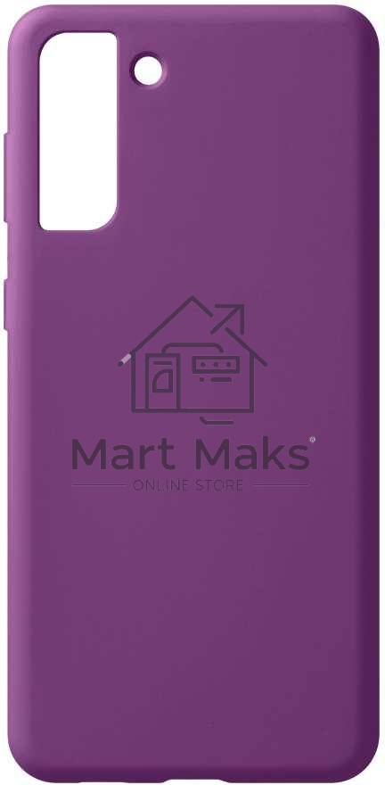 Чехол (клип-кейс) Deppa для Samsung Galaxy S21+ Liquid Silicone Pro фиолетовый (870024)