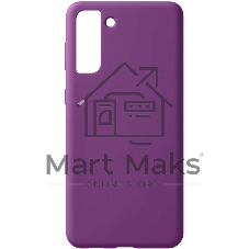 Чехол (клип-кейс) Deppa для Samsung Galaxy S21+ Liquid Silicone Pro фиолетовый (870024)
