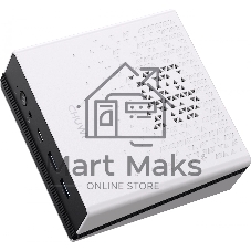 Мини ПК Chuwi UBox Ryzen 5 6600H (3.3) 16Gb SSD 512Gb 660M Win11Pro 2x2.5GbitEth WiFi BT 90W белый/черный