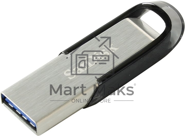 Флешка USB Sandisk 32Gb Cruzer Ultra Flair SDCZ73-032G-G46 USB 3.0 серебристый/черный