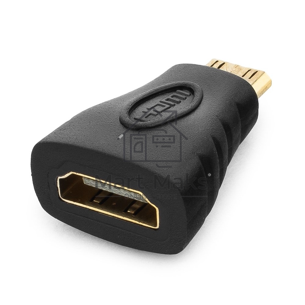 Переходник Gembird Переходник HDMI-miniHDMI 19F/19M, золотые разъемы, пакет A-HDMI-FC