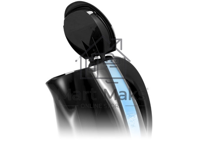 Чайник Centek CT-0040 черный 1.8л, 2200Вт, открывание кнопкой, внутренняя подсветка
