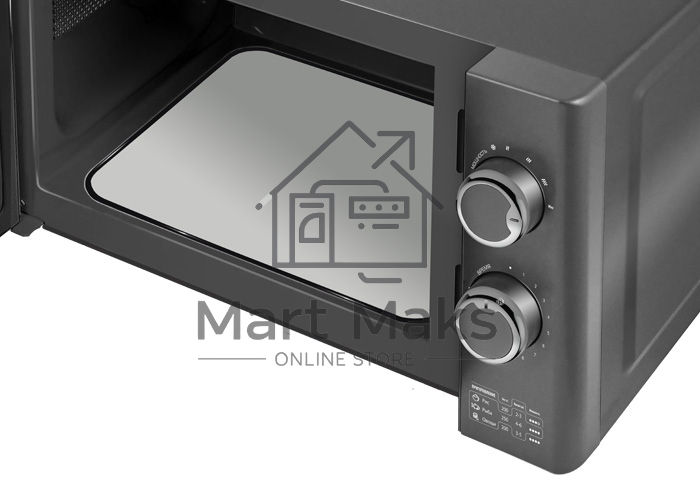 Микроволновая печь Centek CT-1573 серый, 20 л, 700 Вт, переключатели - поворотный механизм