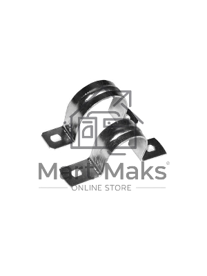 Скоба креп. метал. оцинк. двухлап. d25 (уп.25шт) Рувинил С21425