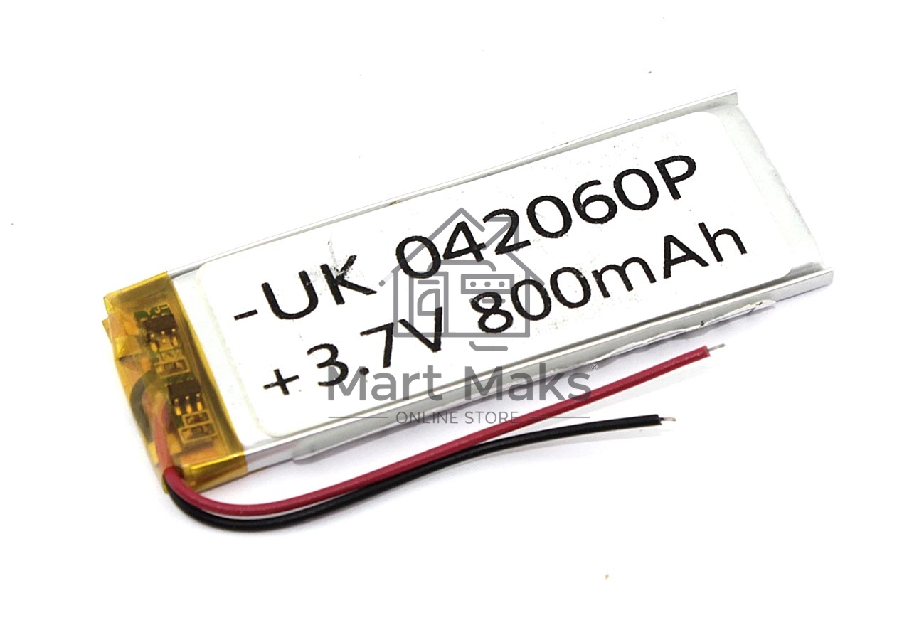 Аккумулятор Li-Pol (батарея) 4*20*60мм 2pin 3.7V/800mAh