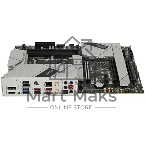 Материнская плата MSI PRO Z790-A MAX WIFI, LGA 1700, Intel Z790, 4xDDR5, 6xSATA, 4xM.2, 1xPCI-E 5.0 x16, 1xPCI-E 4.0 x16, 1xPCI-E 3.0 x16, 1xPCI-E x1, 1xHDMI, 1xDP, 1x2.5Gb LAN, 2xUSB-A 2.0, 2xUSB-A 3.2 Gen 1, 3xUSB-A 3.2 Gen 2, 1xUSB-C 3.2 Gen 2x2, 5x3.5