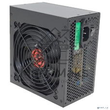 Блок питания Ginzzu CB500 12CM черный,24+4p,PCI-E, 4*SATA, 3*IDE,оплетка MB, кабель питания