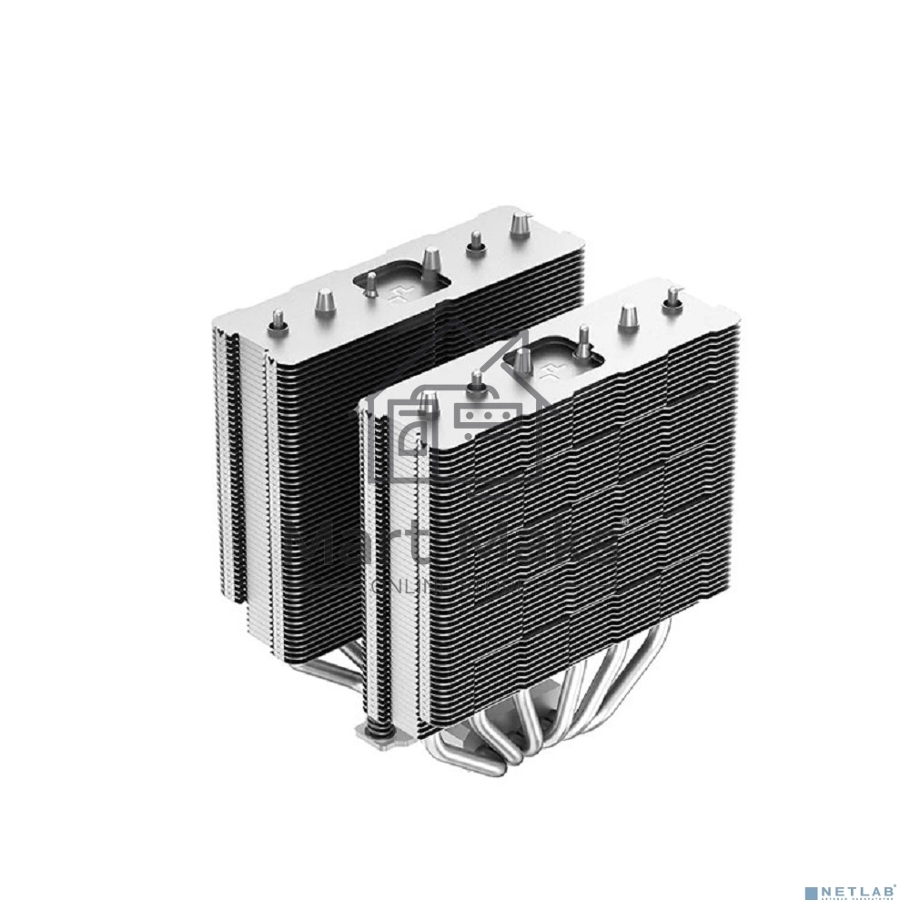 Кулер Deepcool AG620 R-AG620-BKNNMN-G-1 серебристый/черный 120мм алюминий+медь 1850rpm 29.4db 260W 157мм