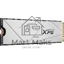 Накопитель SSD ADATA XPG GAMMIX S60, 1Tb, PCIe 4.0 x4, M.2 2280, NVMe, R/W 5000/3200, с радиатором