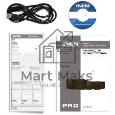 Источник бесперебойного питания UPS Sven Pro 1500 (1000 WA, LCD, USB, RG-45, 3 евро розетки)