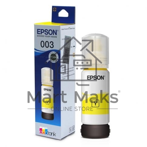 Чернила EPSON C13T00V498 желтый (65 мл) для L11050, L1110, L1210, L3101, L3110, L3156, L3210, L3215, L3216, L3250, L3256, L3258, L3260, L3550, L3556, L5290