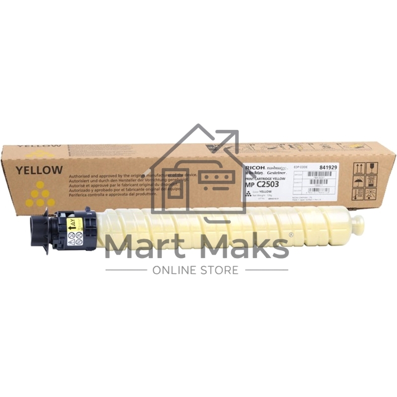 Картридж лазерный Ricoh type MPC2503 желтый для Ricoh Aficio MP C2003SP/C2503SP/C2003ZSP/C2503ZSP/C2011SP 5500 отпечатков