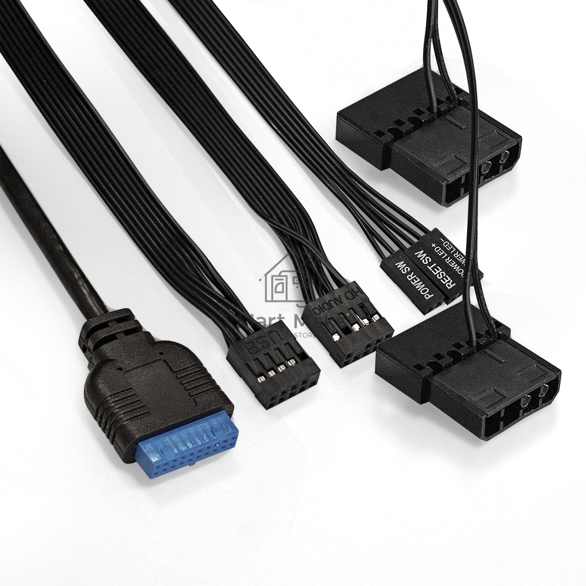 Компьютерный корпус Minitower ExeGate Mistery R2-NPX600 (mATX, БП 600NPX с вент. 12 см, 2*USB+1*USB3.0, аудио, черный, 1 вент. 12см с RGB подсветкой и полоса на передней панели, боковая панель - закаленное стекло)