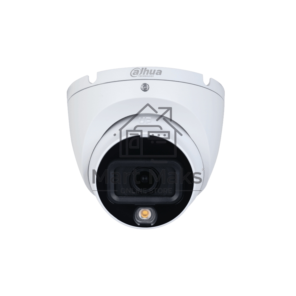 Камера видеонаблюдения аналоговая Dahua DH-HAC-HDW1200TLMP-IL-A-0280B-S6 2.8-2.8мм HD-CVI HD-TVI цв. корп.:белый (DH-HAC-HDW1200TLMP-IL-A-0280B)