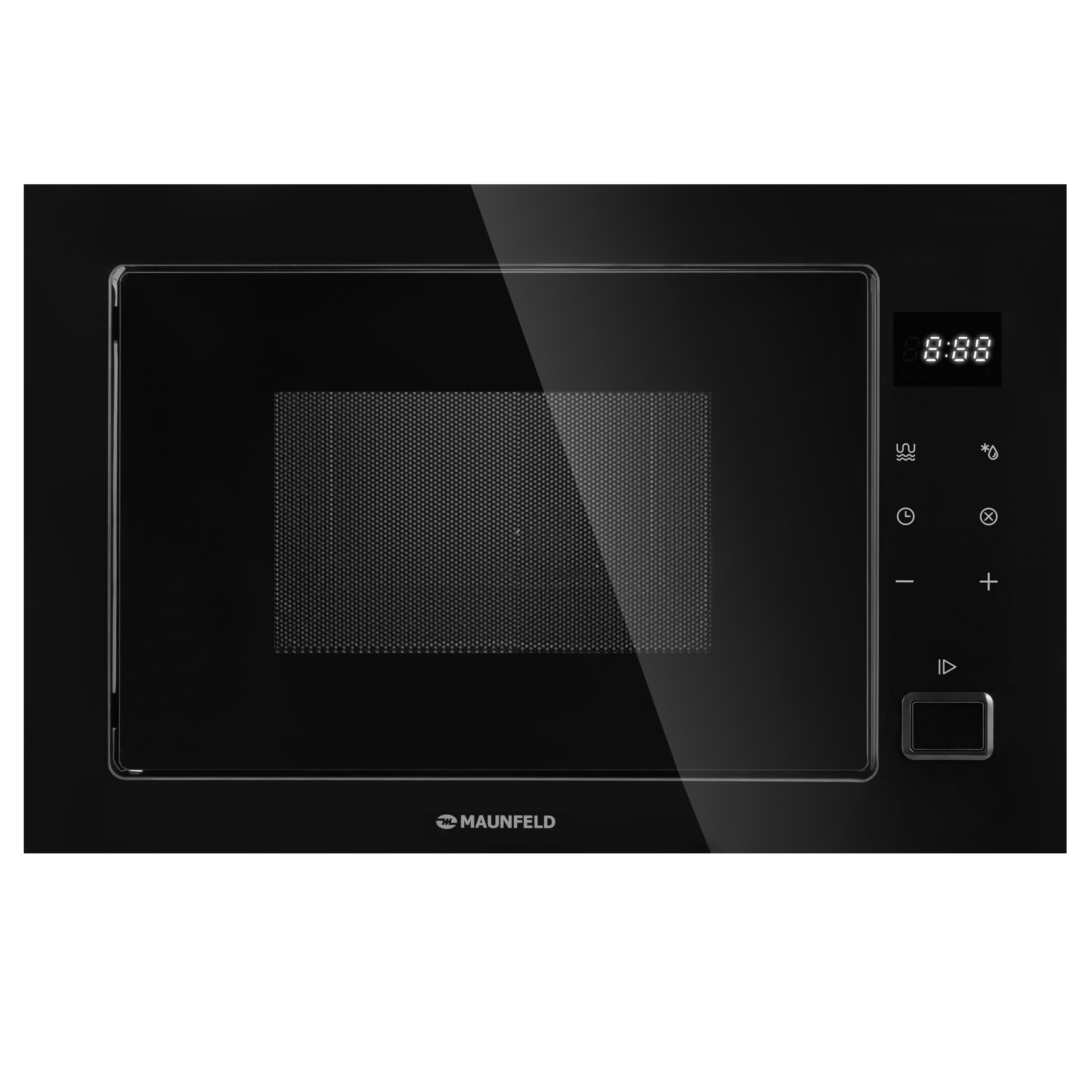Микроволновая печь встраиваемая Maunfeld MBMO925SGB11 черный, 25 л, 1000 Вт, переключатели - сенсор